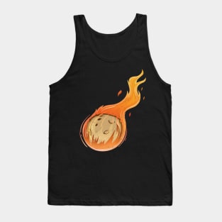 'Flaming Meteor Comet Space' Cool Meteors Gift Tank Top